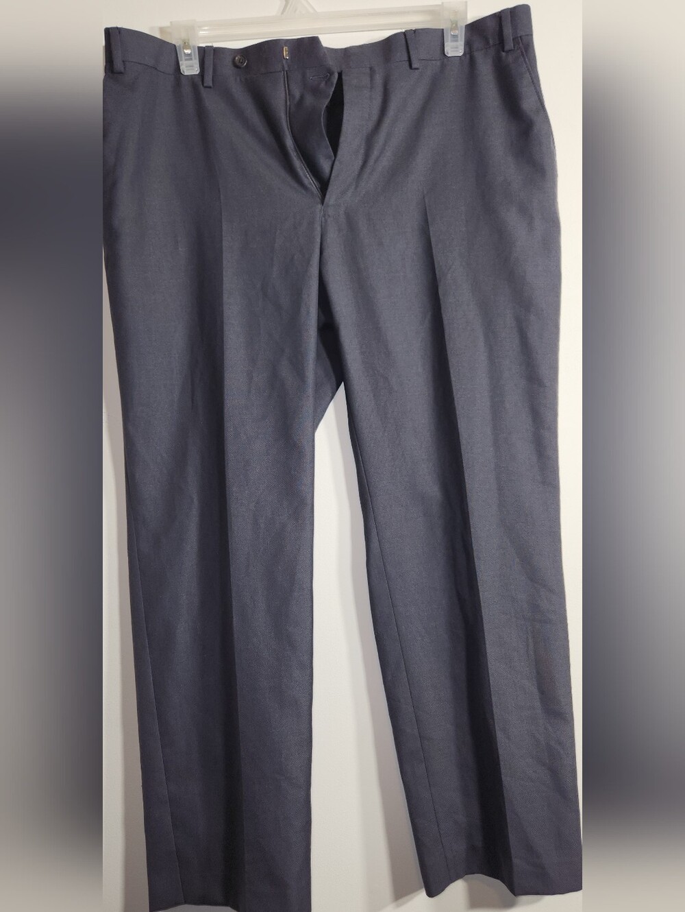 Men's Classic Dress Pants Charcoal Gray 38W/30L